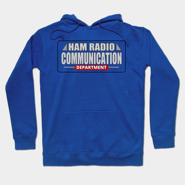 The Ham Radio Communication Department - Ham Radio Hoodie by tatzkirosales-shirt-store